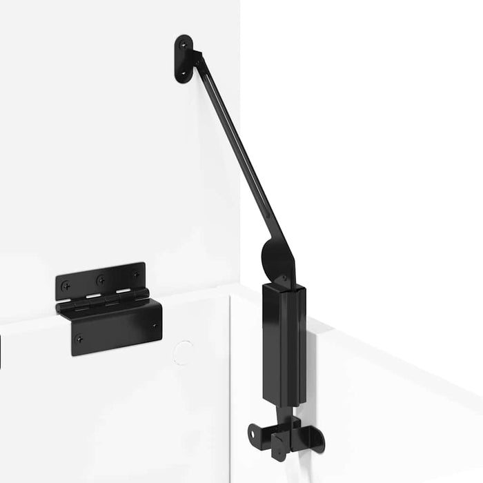 Storage Box White 30X35X35 Cm Engineered Wood Nablli