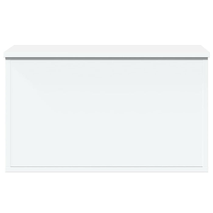 Storage Box White 60X35X35 Cm Engineered Wood Nablia