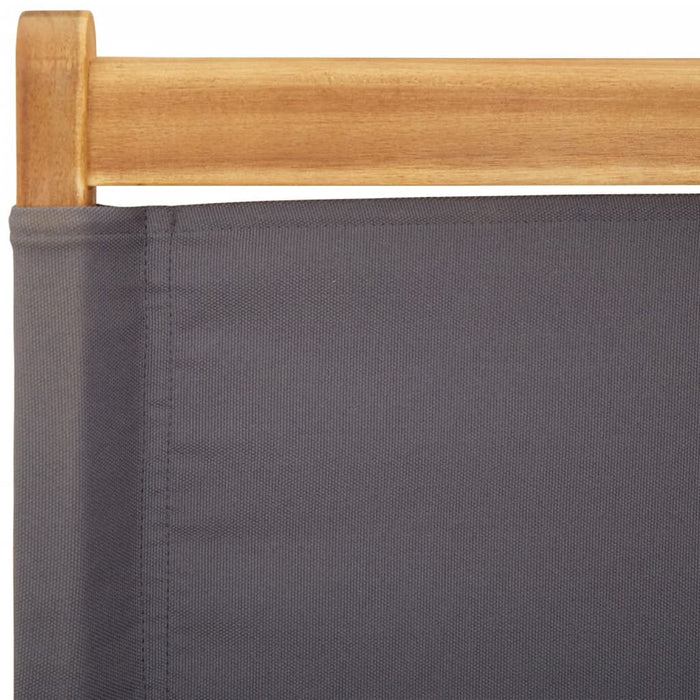 Folding Garden Chairs 4 Pcs Anthracite Fabric And Solid Wood Txoalab