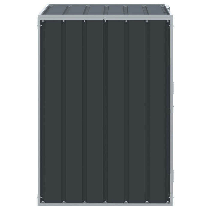 Wheelie Bin Storage For Single Bin Anthracite 72X81X115 Cm Steel Abbloit