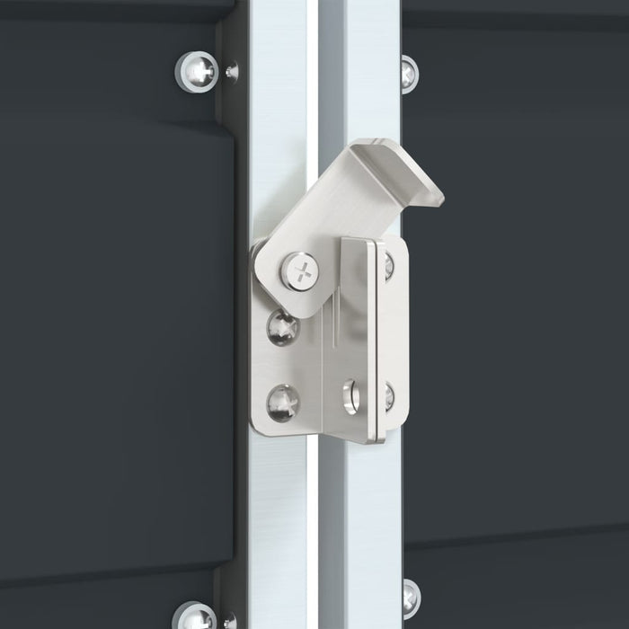 Wheelie Bin Storage For Single Bin Anthracite 72X81X115 Cm Steel Abbloit