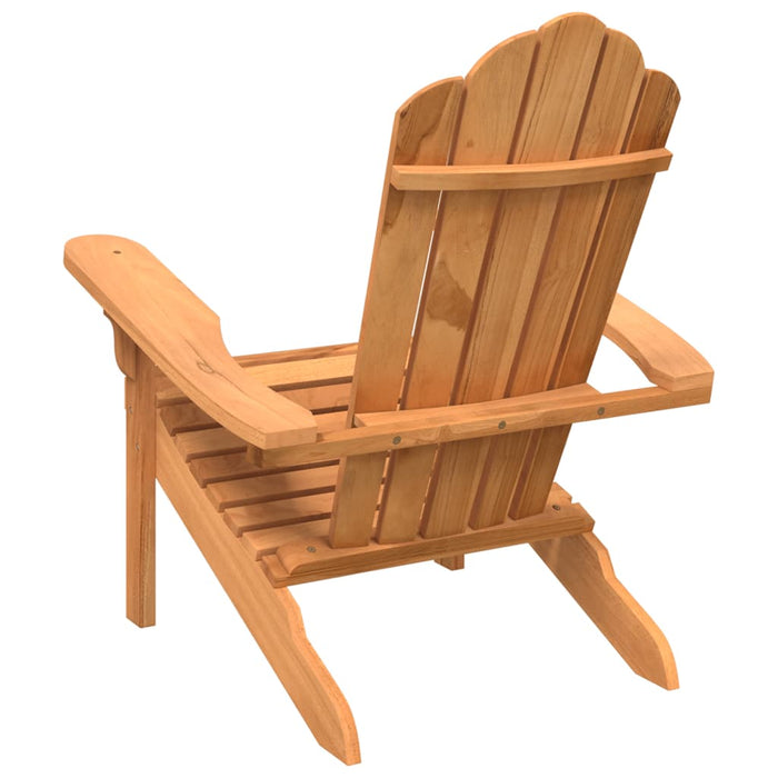 Garden Adirondack Chair 77X78X95 Cm Solid Wood Teak Abbnbno