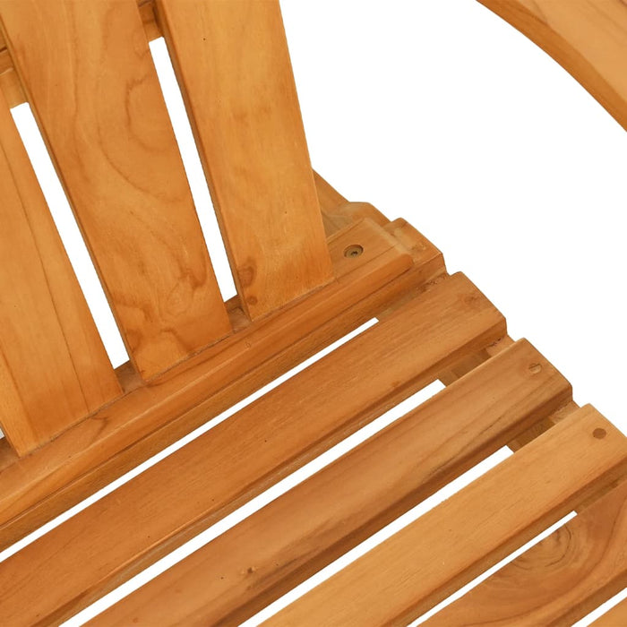 Garden Adirondack Chair 77X78X95 Cm Solid Wood Teak Abbnbno
