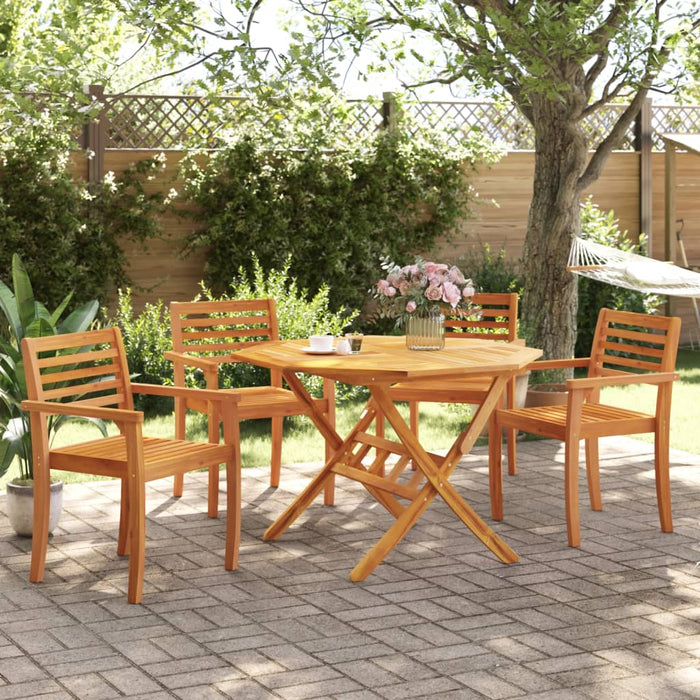 Garden Chairs 4 Pcs 59X55X85 Cm Solid Wood Acacia Txoltbt