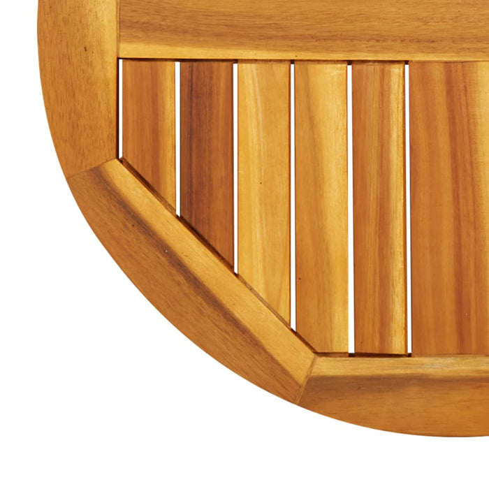 Table Top Ø60X2 Cm Round Solid Wood Acacia Abbaxan