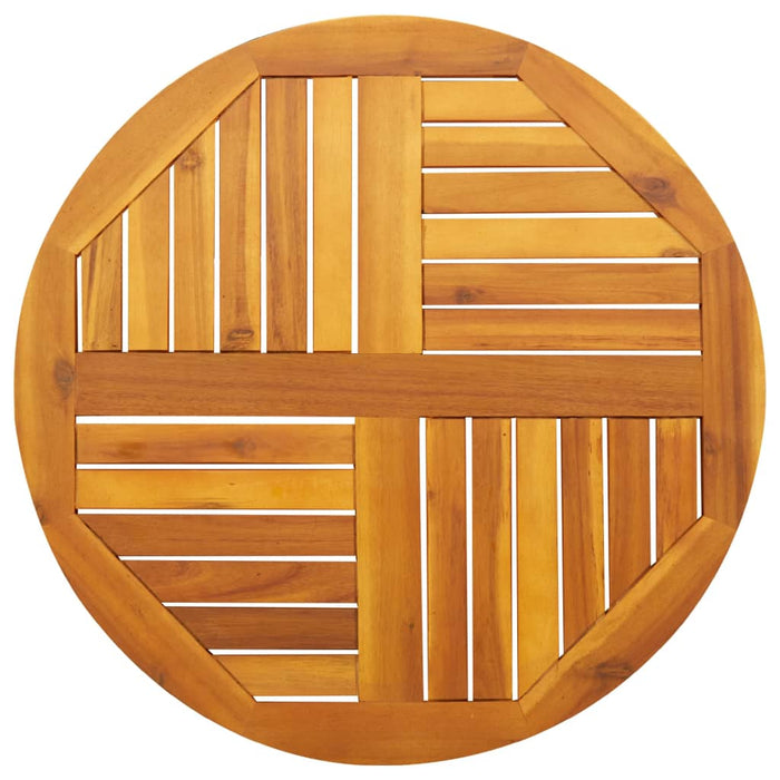 Table Top Ø70X2 Cm Round Solid Wood Acacia Abbaxak