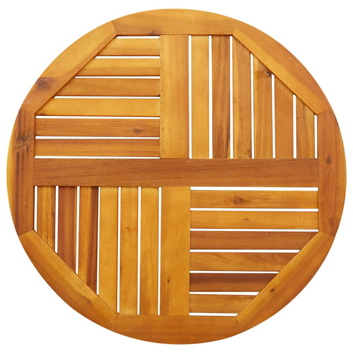 Table Top Ø70X2 Cm Round Solid Wood Acacia Abbaxak