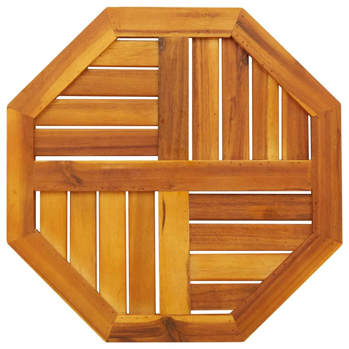 Table Top 50X50X2 Cm Octagonal Solid Wood Acacia Abbaxpk