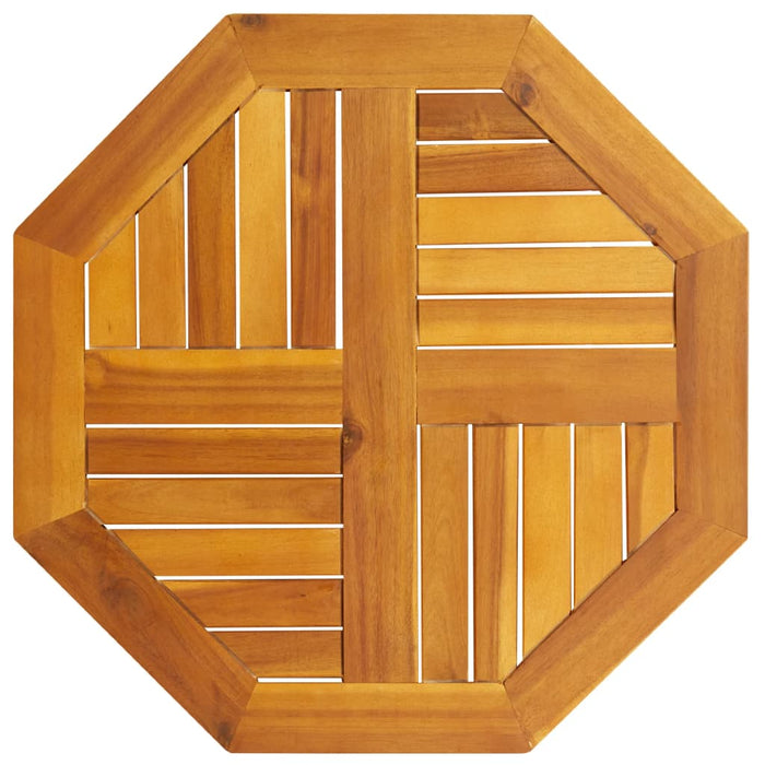 Table Top 60X60X2 Cm Octagonal Solid Wood Acacia Abbaxlb