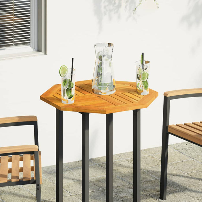 Table Top 60X60X2 Cm Octagonal Solid Wood Acacia Abbaxlb