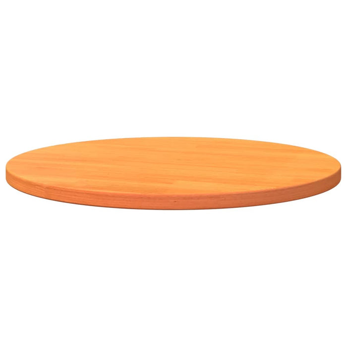 Table Top Round Wax Brown Ø60X2.5 Cm Solid Wood Pine Naioxi