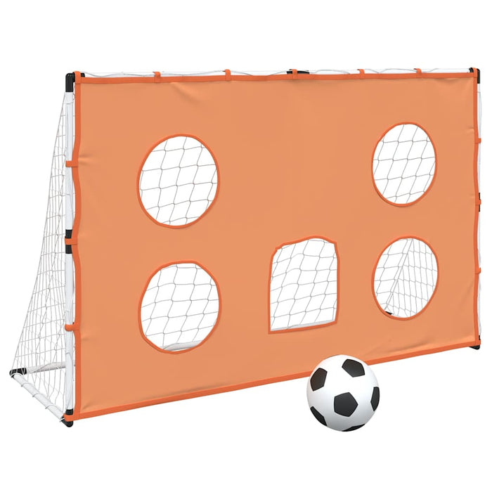 Kids' Football Goal With Targeting Mat And Ball 182X62X118 Cm Abbnatk