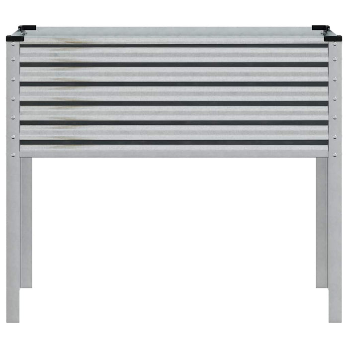 Garden Planter 100X45X90 Cm Galvanised Steel Abbnkit