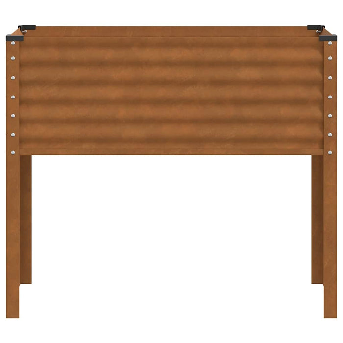 Garden Planter 100X45X90 Cm Weathering Steel Abbnkia