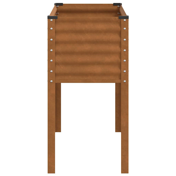 Garden Planter 100X45X90 Cm Weathering Steel Abbnkia