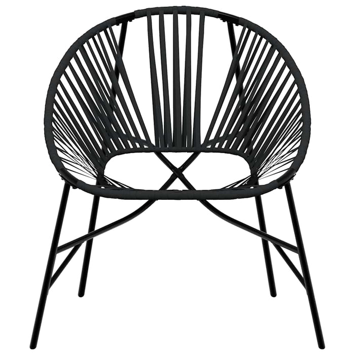 Garden Egg Chair Black Poly Rattan Abbkxni
