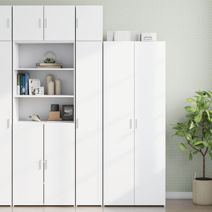 Wall Cabinet White 30X42.5X40 Cm Engineered Wood Nalbnk