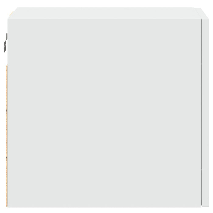 Wall Cabinet White 30X42.5X40 Cm Engineered Wood Nalbnk