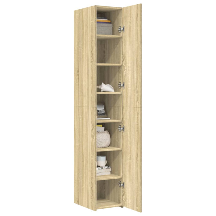 Highboard Sonoma Oak 30X42.5X185 Cm Engineered Wood Txnotka
