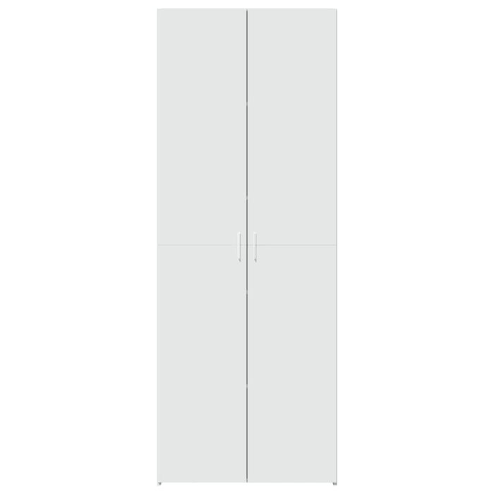 Highboard White 70X42.5X185 Cm Engineered Wood Txnoaxb