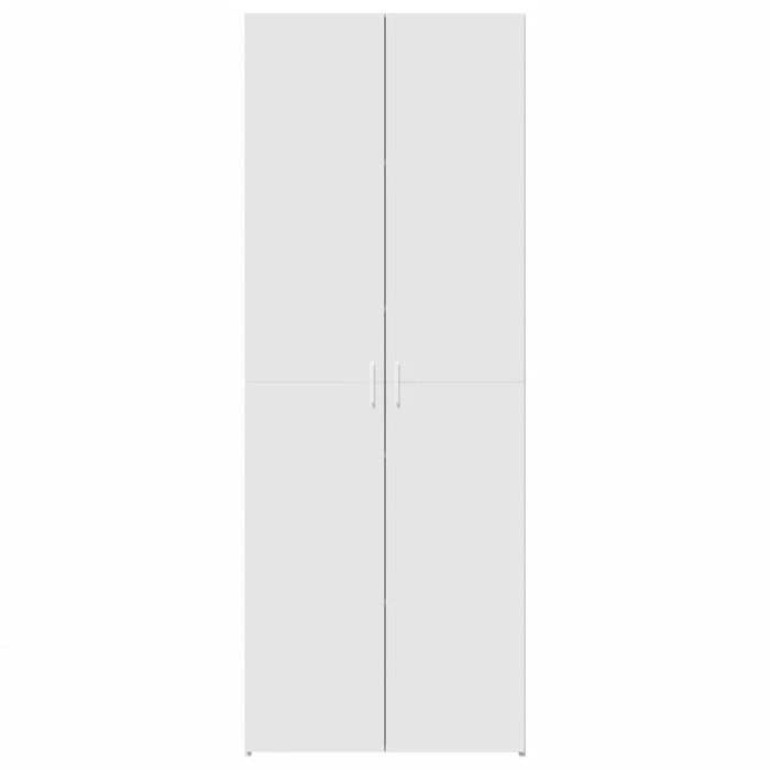 Highboard White 70X42.5X185 Cm Engineered Wood Txnoaxi
