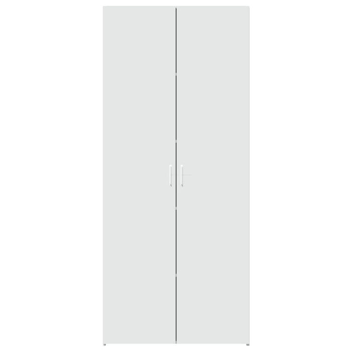 Highboard White 80X42.5X185 Cm Engineered Wood Txnoata