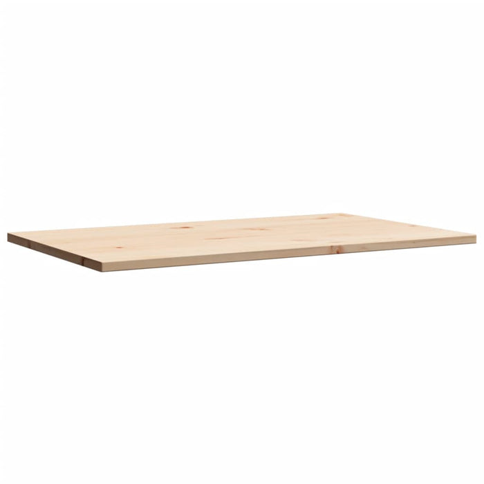 Table Top 80X50X1.7 Cm Rectangular Solid Wood Pine Naiaot