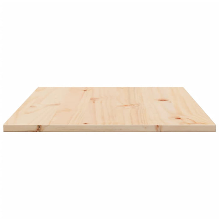 Table Top 80X50X1.7 Cm Rectangular Solid Wood Pine Naiaot