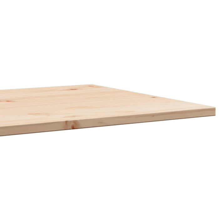 Table Top 80X50X1.7 Cm Rectangular Solid Wood Pine Naiaot