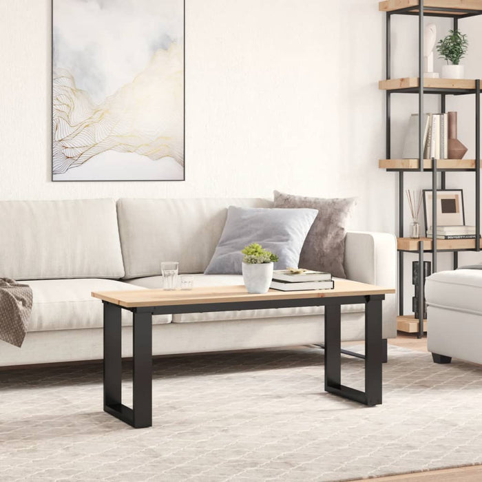 Table Top 110X40X1.7 Cm Rectangular Solid Wood Pine Naiaon