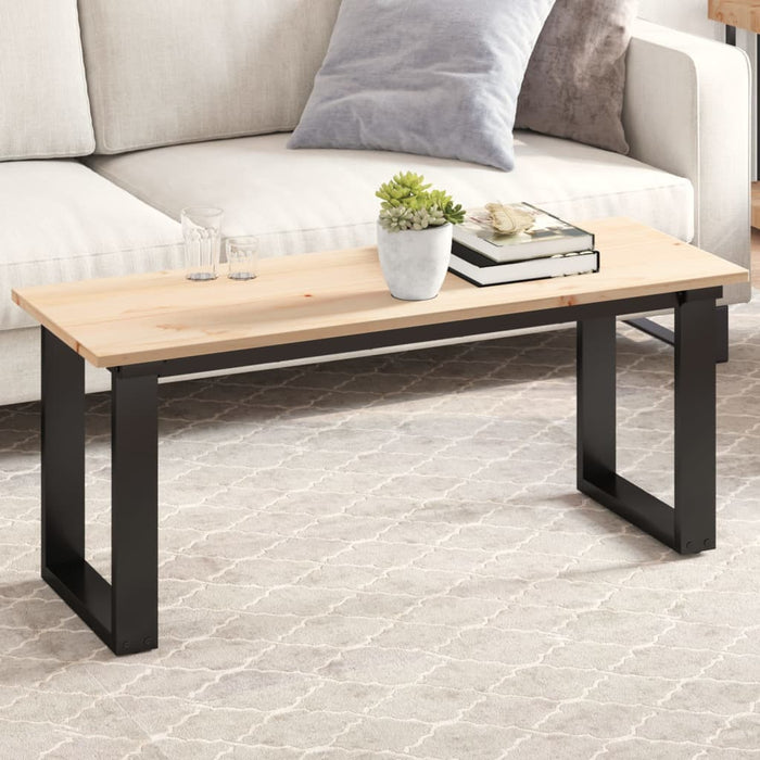 Table Top 110X40X1.7 Cm Rectangular Solid Wood Pine Naiaon