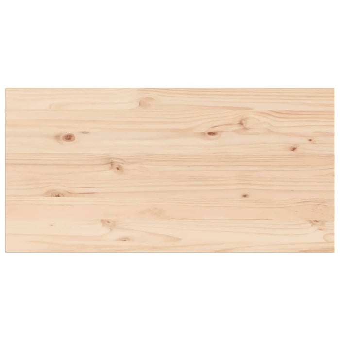 Table Tops 4 Pcs 100X50X1.7 Cm Rectangular Solid Wood Pine Naiaxx
