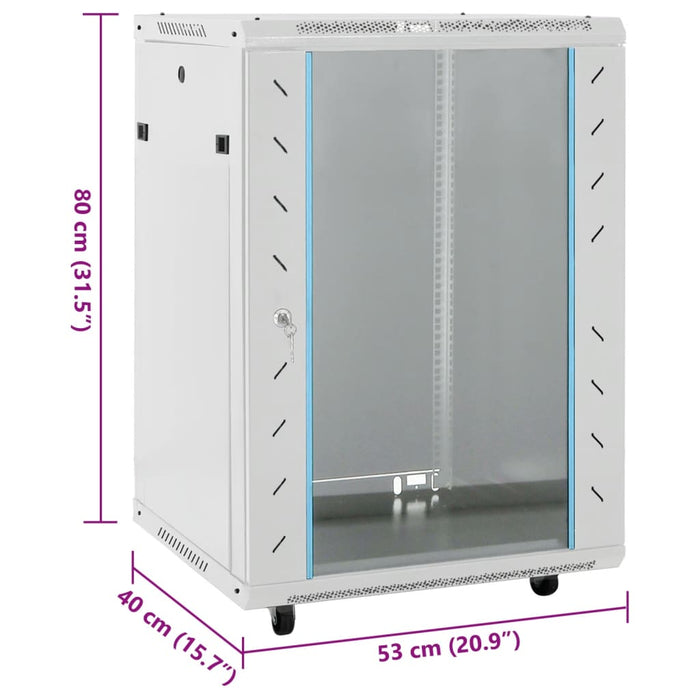 15U Network Cabinet With Swivel Feet 19 Ip20 53X40X80 Cm Tbxlp