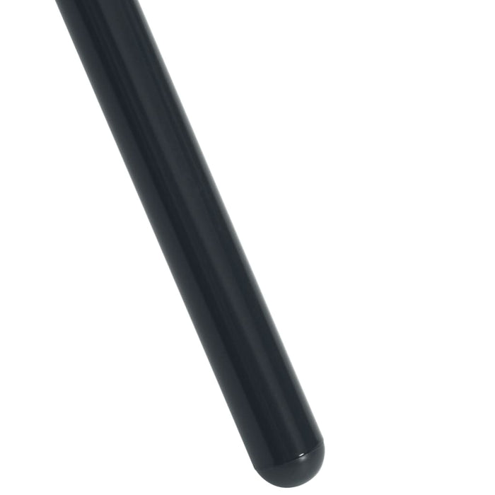 Stackable Garden Chair Set 3 Pcs Anthracite Powder-Coated Steel Txntiln