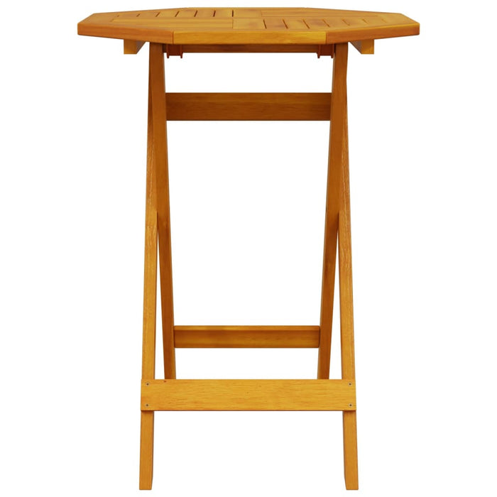 3 Piece Folding Bistro Set Solid Wood Acacia Txkpxpo