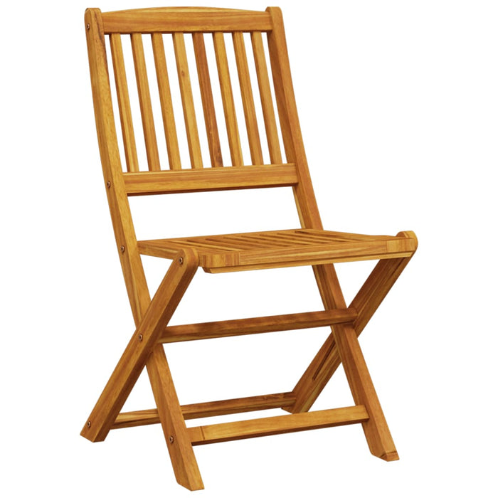 3 Piece Folding Bistro Set Solid Wood Acacia Txkpxpo