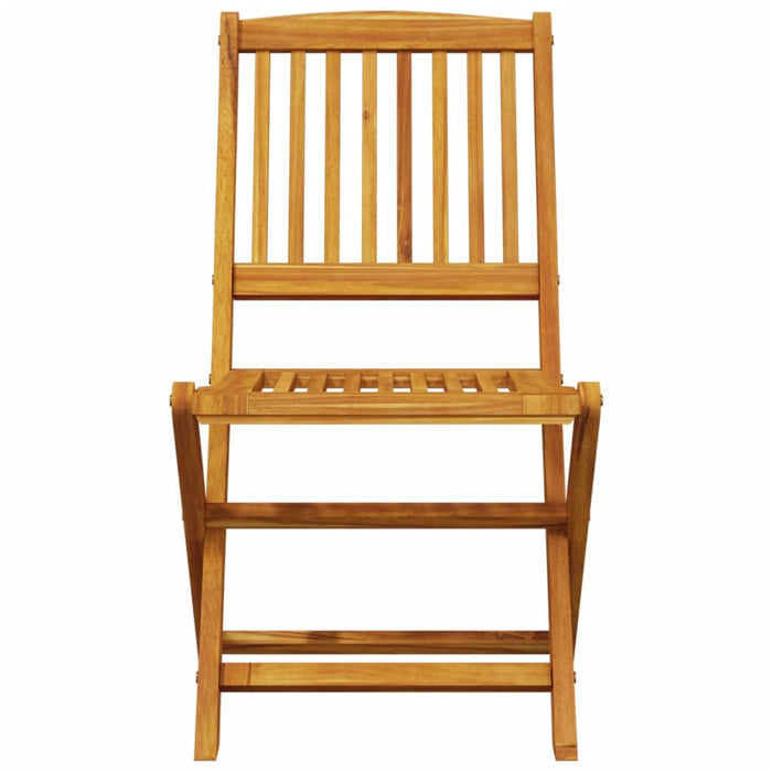 3 Piece Folding Bistro Set Solid Wood Acacia Txkpxpo