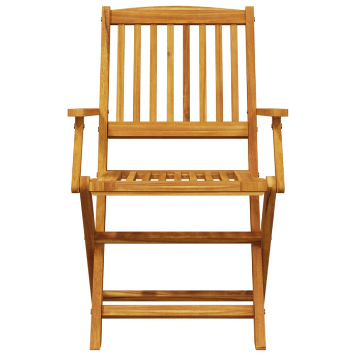 3 Piece Folding Bistro Set Solid Wood Acacia Txkpxpx