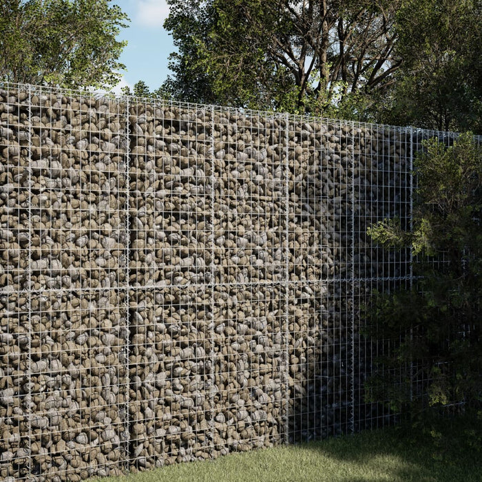 Gabion Basket With Cover 150X100X200 Cm Galvanised Iron Txkpxxl