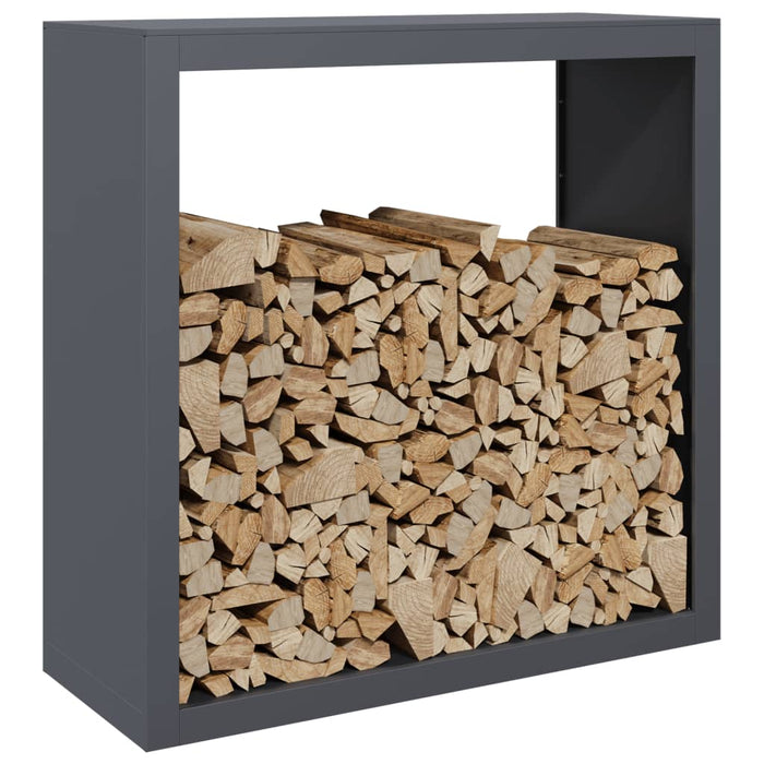 Firewood Rack Anthracite 100X40X100 Cm Steel Npbkib