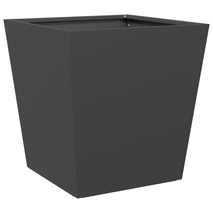 Garden Planter Black 40X40X40 Cm Steel Npobpx