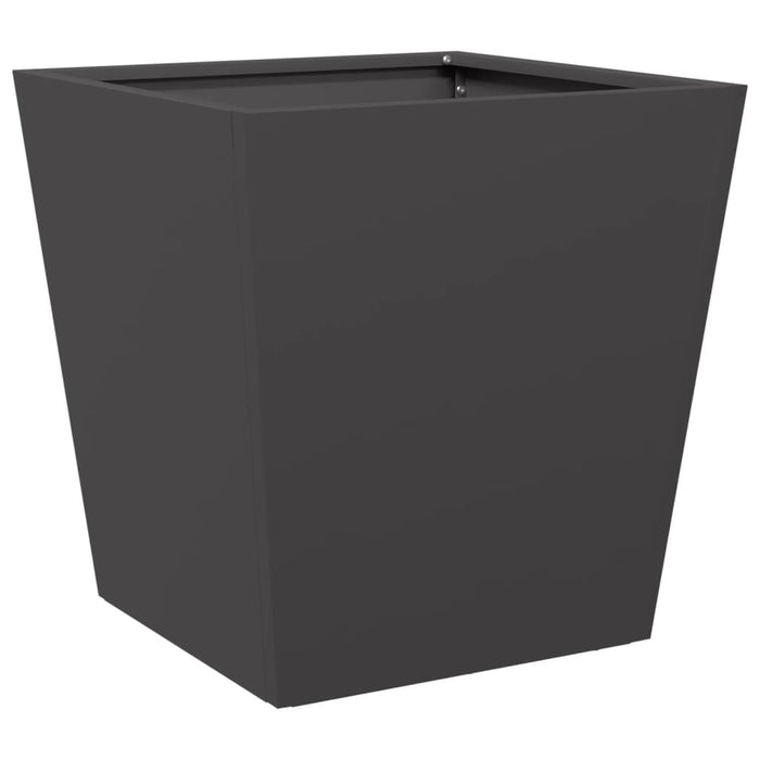 Garden Planter Black 40X40X40 Cm Steel Npobpx