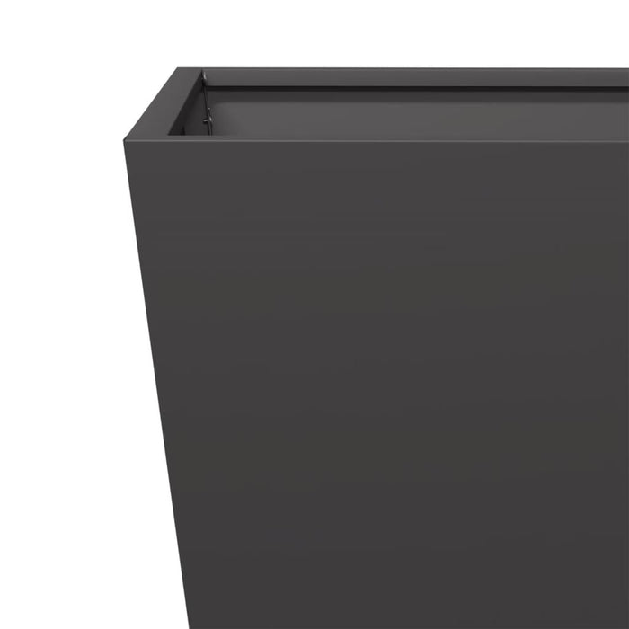 Garden Planter Black 40X40X40 Cm Steel Npobpx