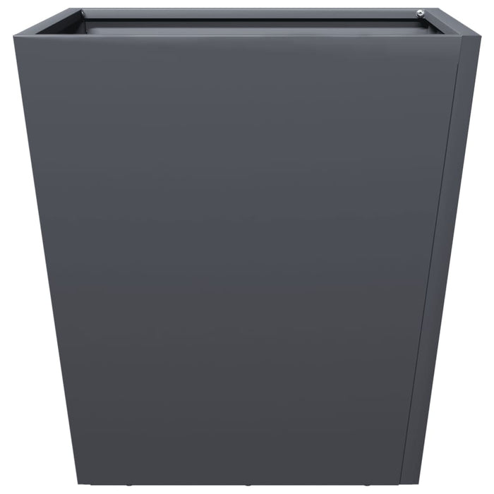 Garden Planter Anthracite 40X40X40 Cm Steel Npobpl
