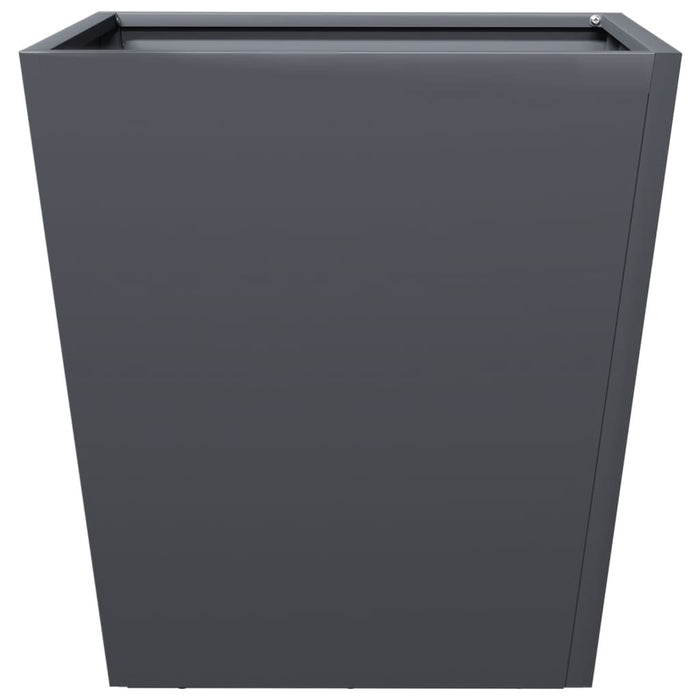 Garden Planter Anthracite 40X40X40 Cm Steel Npobpl