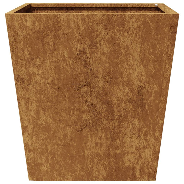 Garden Planter 40X40X40 Cm Weathering Steel Npobla