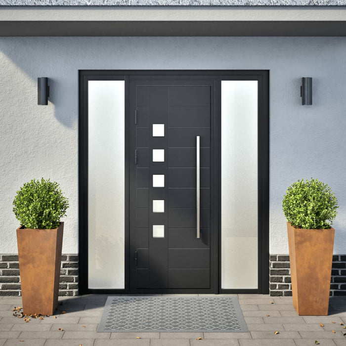 Garden Planters 2 Pcs 35X35X75 Cm Weathering Steel Npobkt