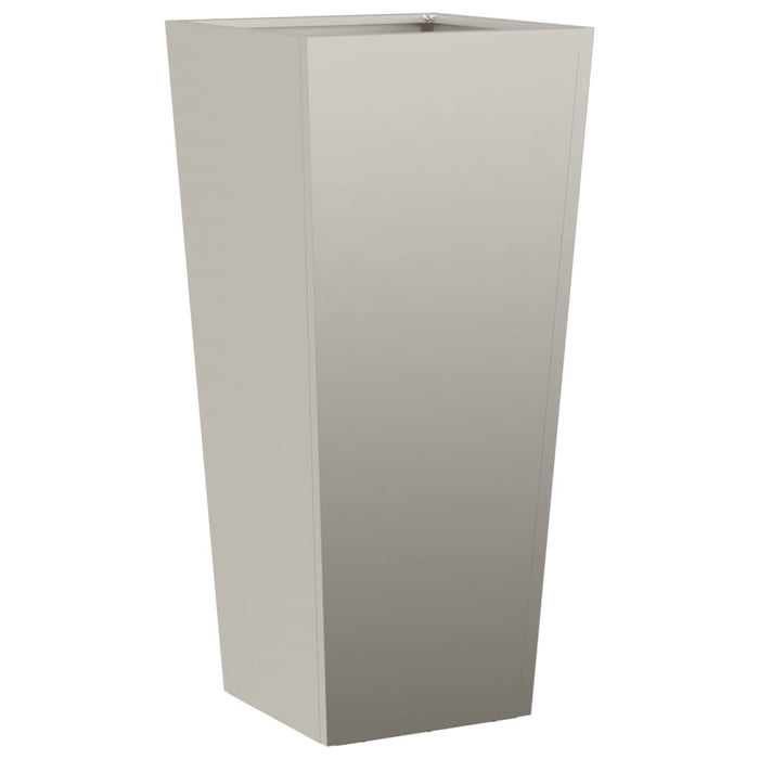 Garden Planters 2 Pcs 35X35X75 Cm Weathering Steel Npobkt