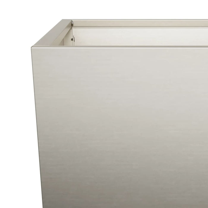 Garden Planters 2 Pcs 35X35X75 Cm Weathering Steel Npobkt