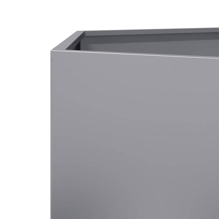 Garden Planters 2 Pcs Hexagon 46X40X45 Cm Galvanized Steel Npoook